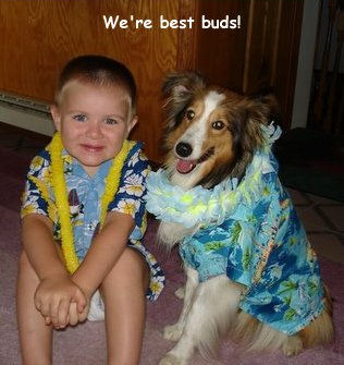 Grandson Austin and Nor~Lea's Toby Keith